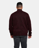 Burgundy Cardigan Warm Winter Jumper