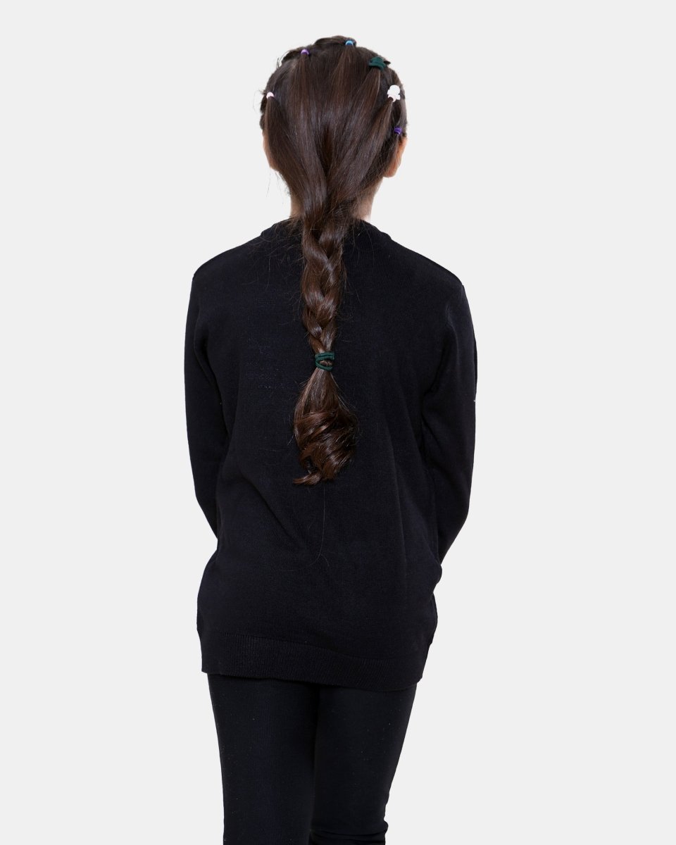 Bus Black Kids Christmas Jumpers