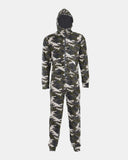 Camo Green Kids One Zip Onesie