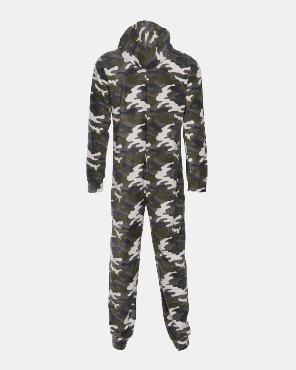 Camo Green Kids One Zip Onesie