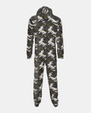 Camo Green Kids One Zip Onesie