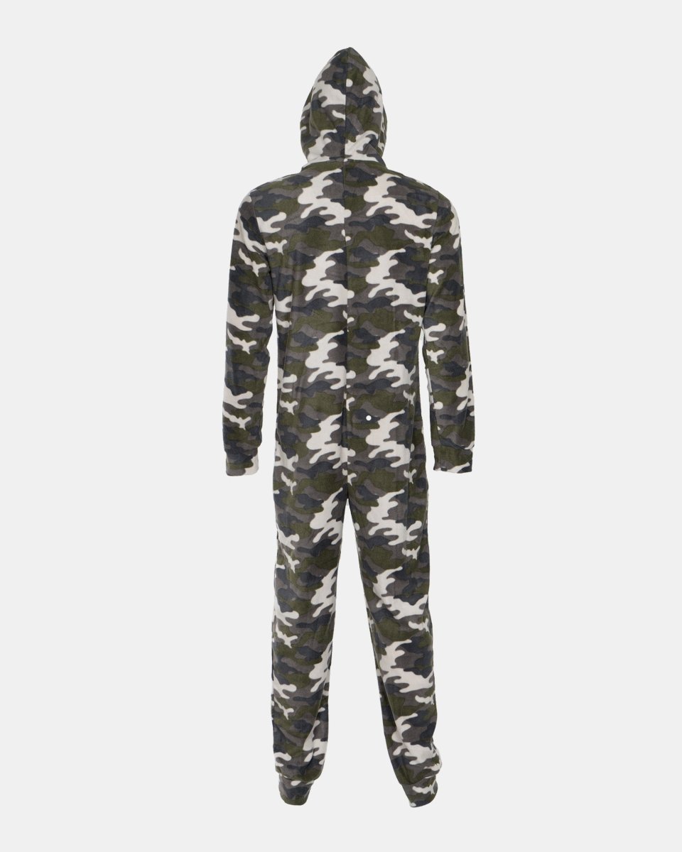 Camo Green Kids One Zip Onesie