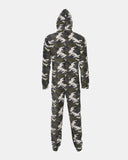 Camo Green Kids One Zip Onesie