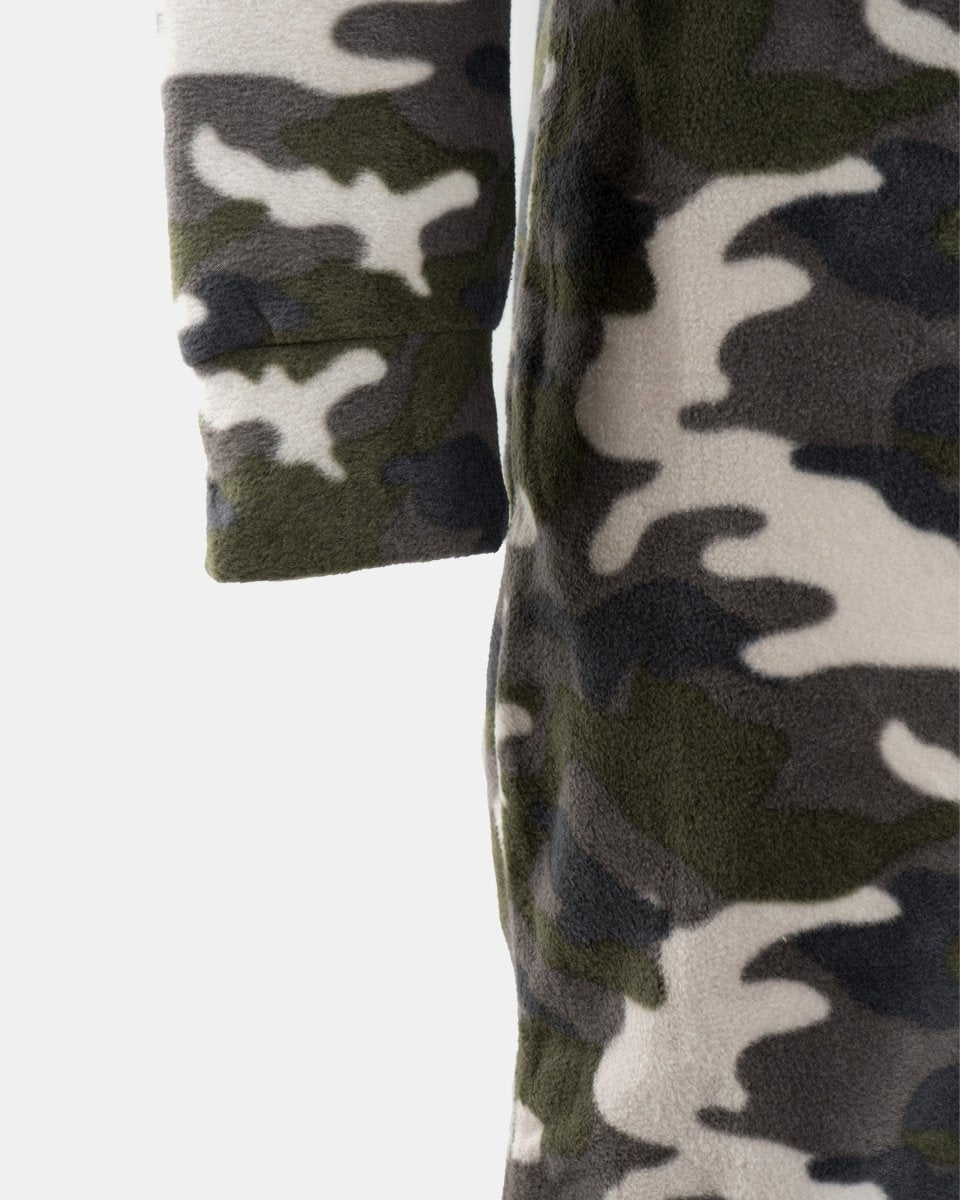 Camo Green Kids One Zip Onesie