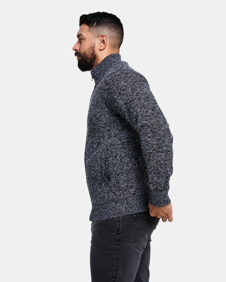 Charcoal Cardigan Full Zip Up Jumper