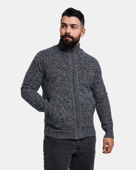 Charcoal Cardigan Full Zip Up Jumper