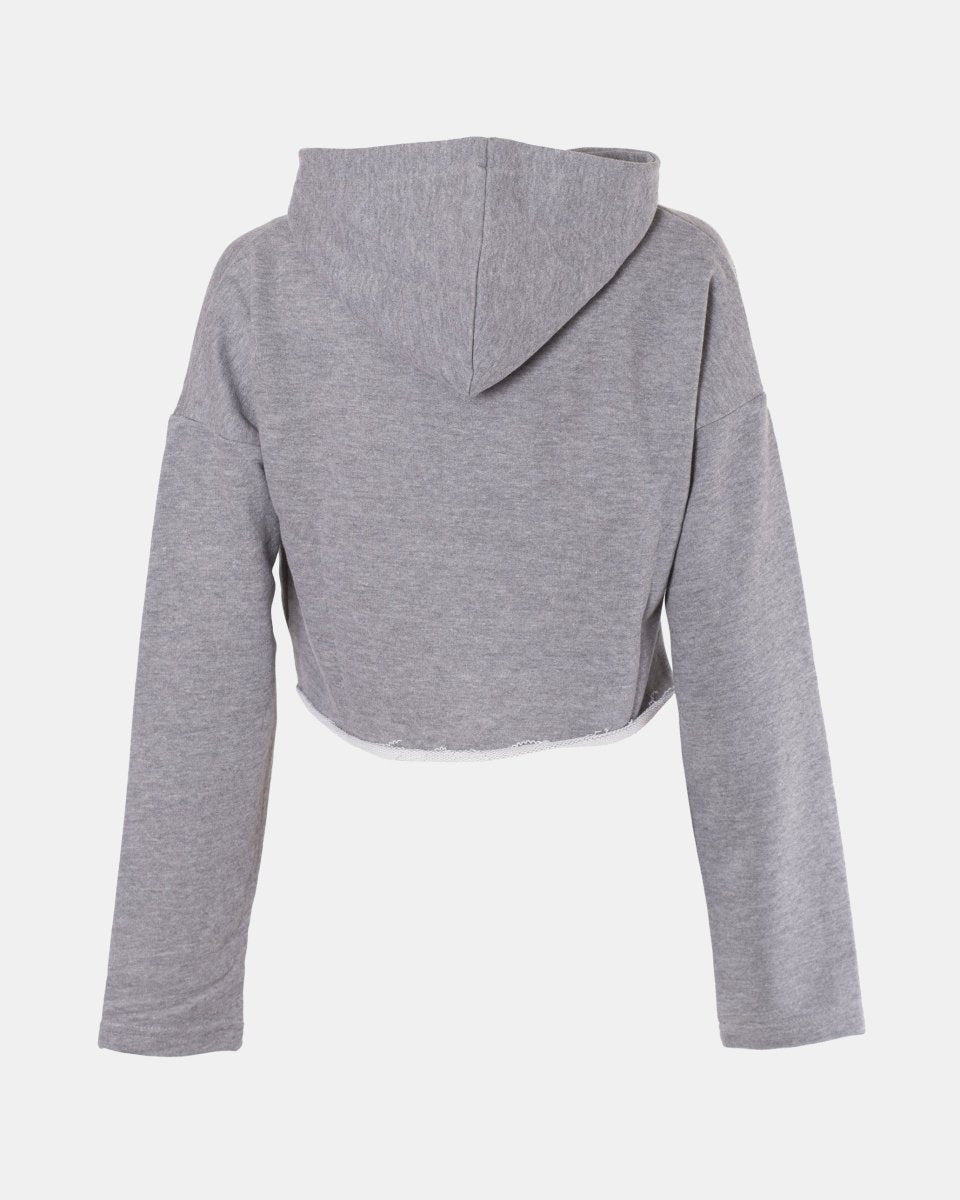 Charcoal Girl's Long - Sleeve Hoodie