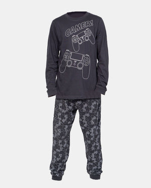 Charcoal Kids Nightwear Cotton Pajamas