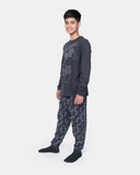 Charcoal Kids Nightwear Cotton Pajamas