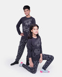 Charcoal Kids Nightwear Cotton Pajamas