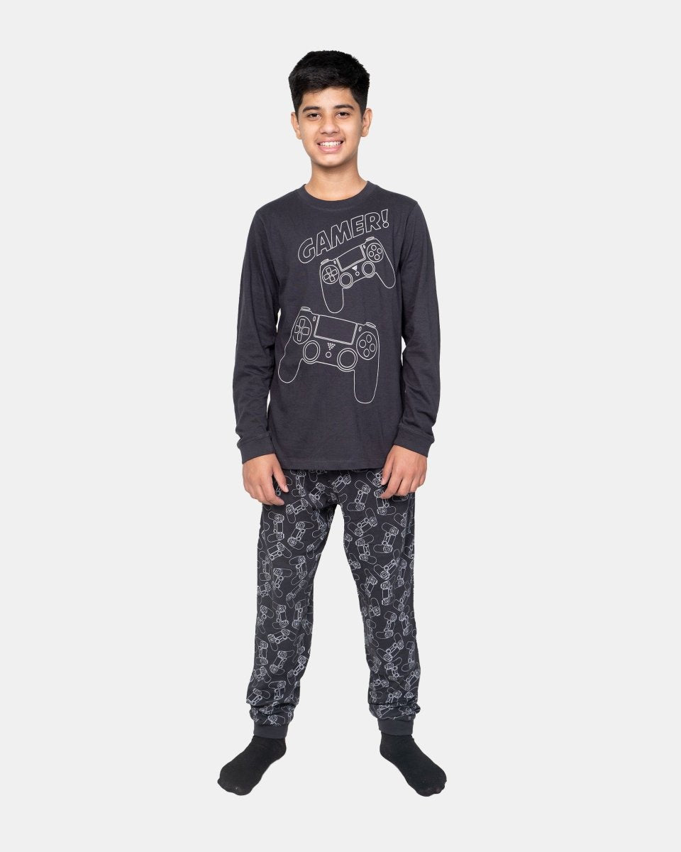 Charcoal Kids Nightwear Cotton Pajamas