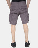 Charcoal Knee Length Cargo Shorts