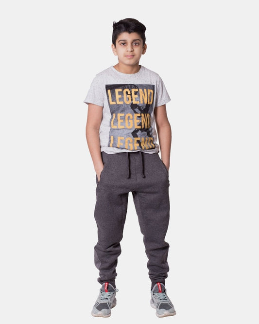 Charcoal Loose - Fit Joggers for Kid's