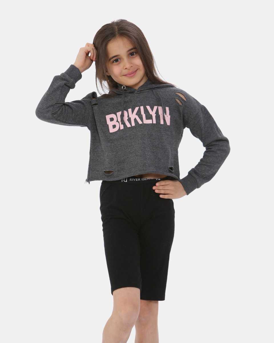 Charcoal Pullover BRKLYN Hoodie