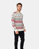 Cream Retro Christmas Jumper