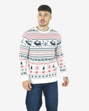 Cream Xmas Tree Crewneck Sweatshirt