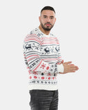 Cream Xmas Tree Crewneck Sweatshirt