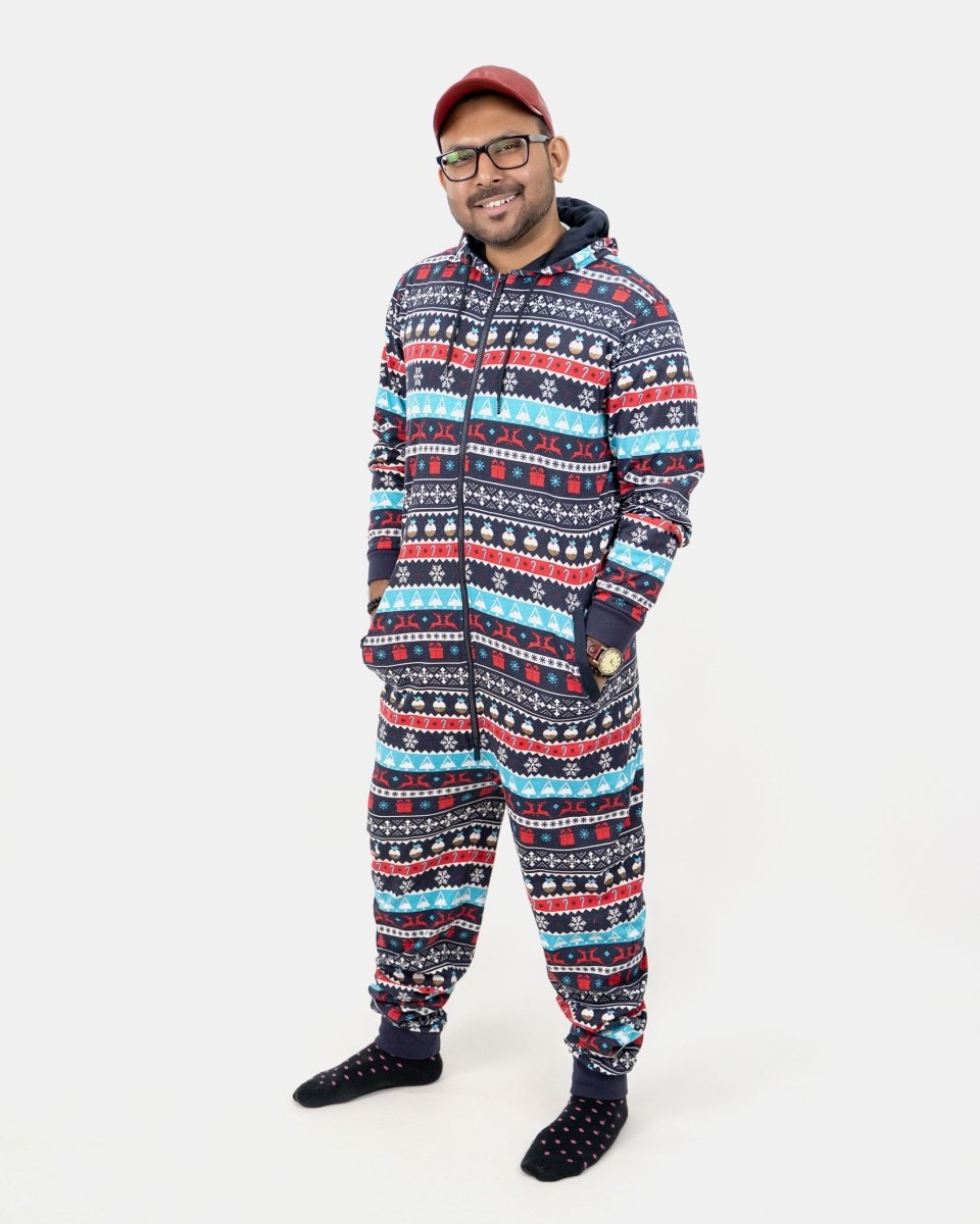 Dad Navy Unisex Christmas Onesies