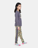 Dark Grey Kids Nightwear Cotton Pajamas