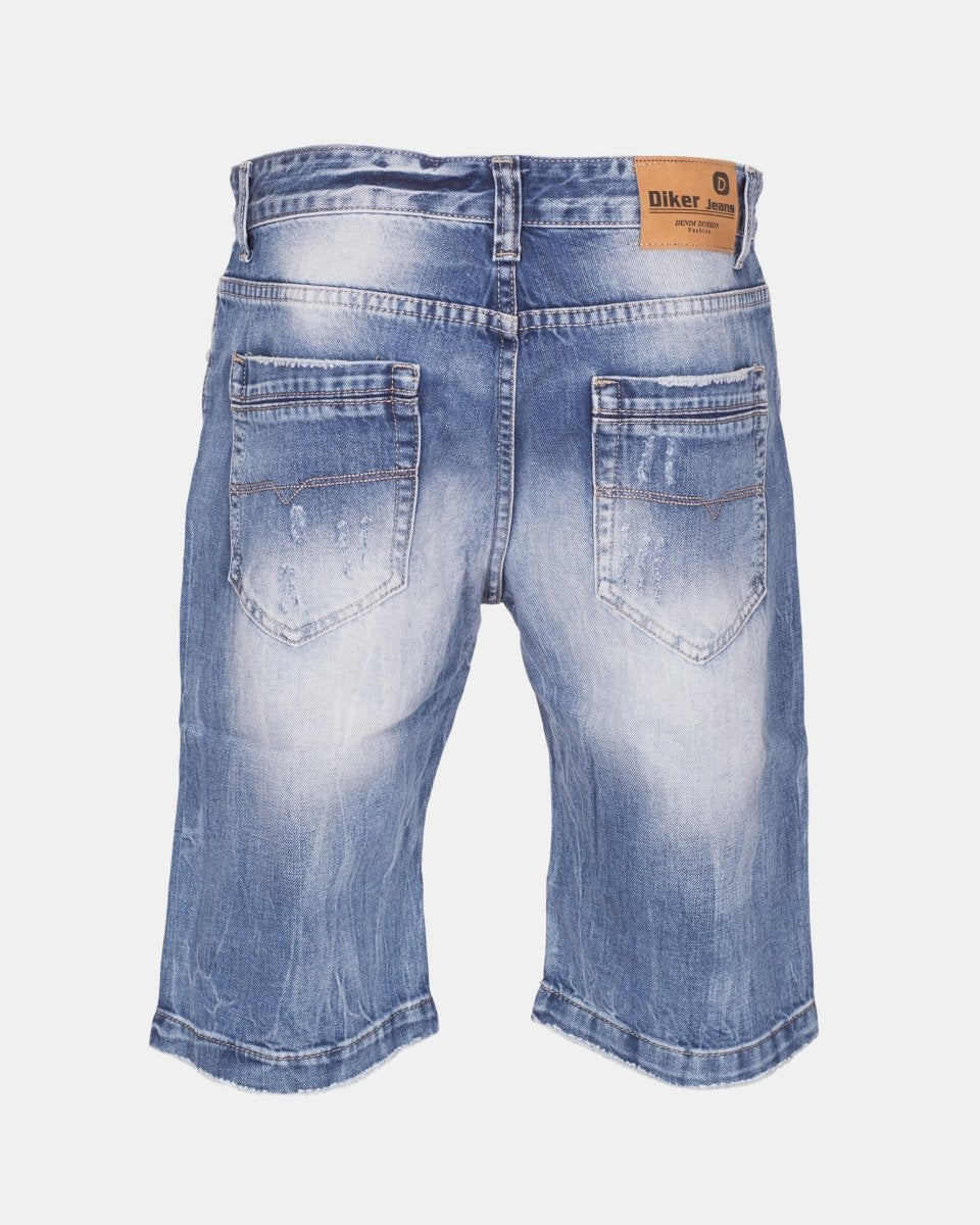 Denim Blue Regular Summer - Fit Shorts