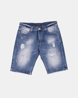 Denim Blue Regular Summer - Fit Shorts