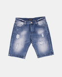 Denim Blue Regular Summer - Fit Shorts