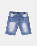 Denim Blue Regular Summer - Fit Shorts