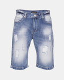 Denim Blue Regular Summer - Fit Shorts