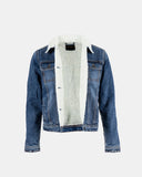 Denim Blue Sherpa Lining Premium Jacket