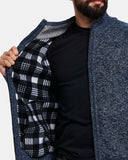 Denim Cardigan Full Zip Up Jumper