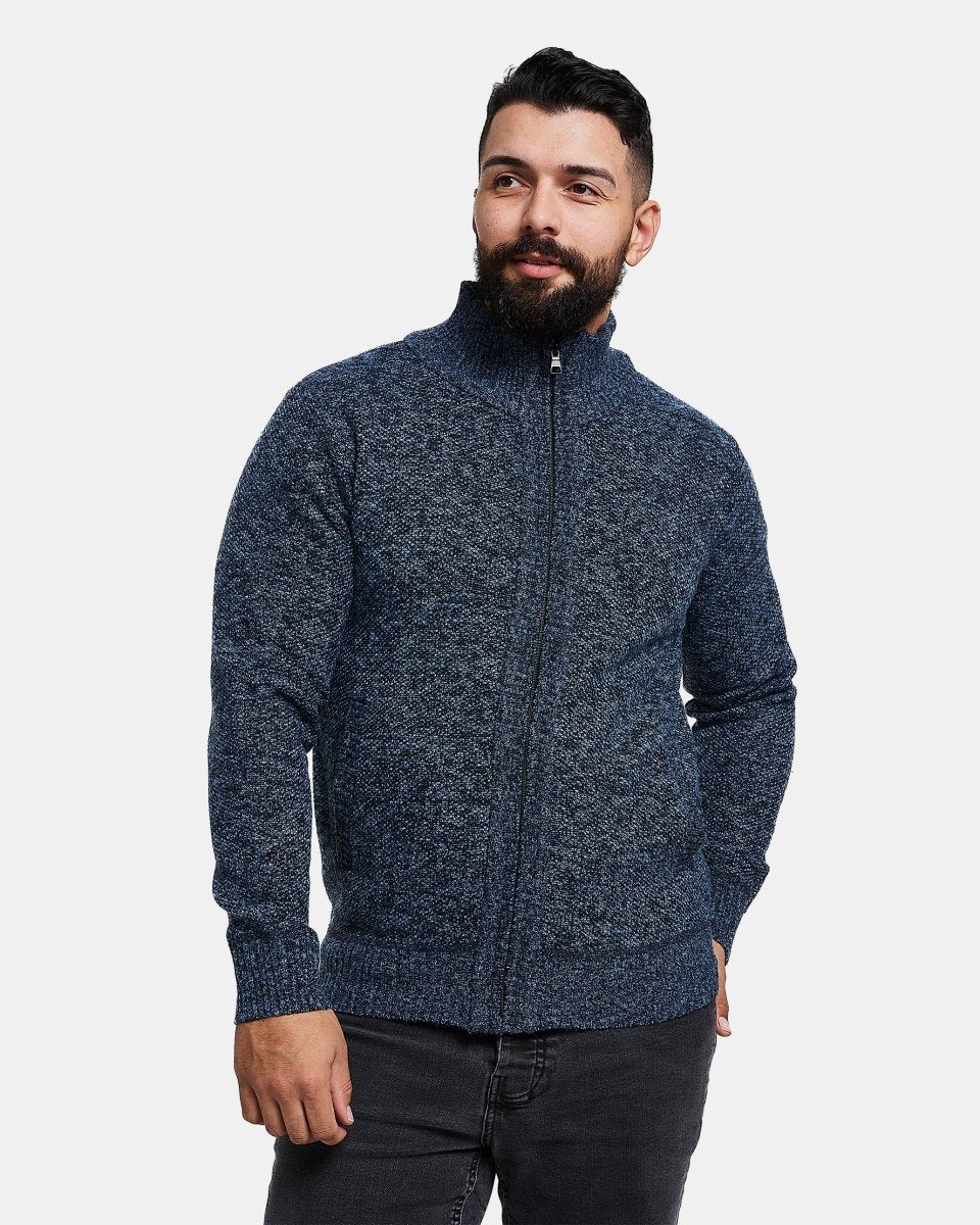 Denim Cardigan Full Zip Up Jumper