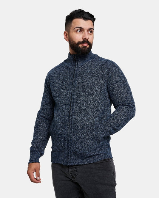 Denim Cardigan Full Zip Up Jumper