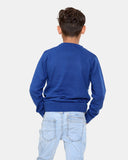 Dino Roar Navy Kids Christmas Jumper