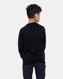 Dinosaur Hat Black Kids Christmas Jumper