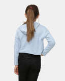 Dusk Blue Girl's Long - Sleeve Hoodie