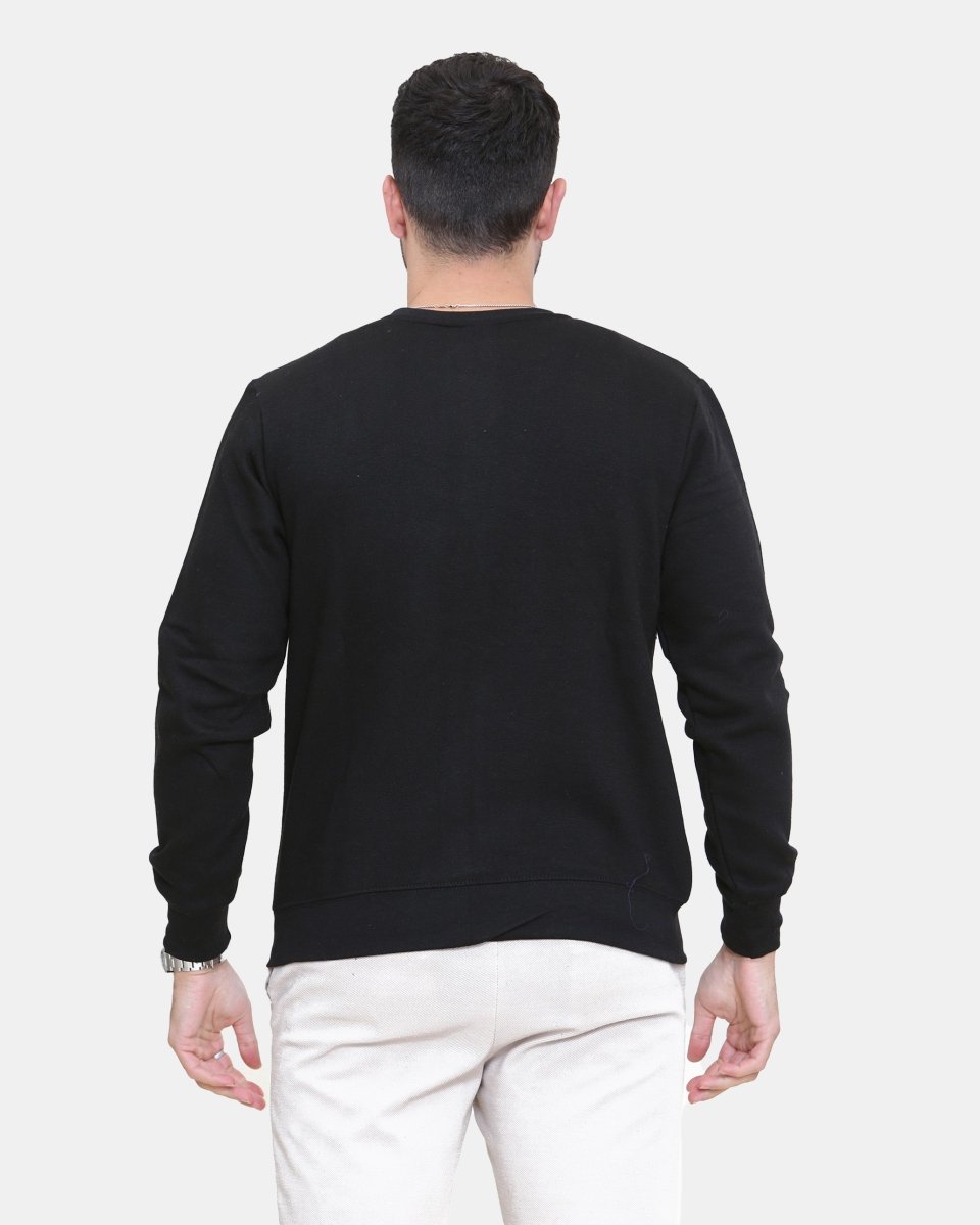 Fairisle Black Mens Christmas Jumper