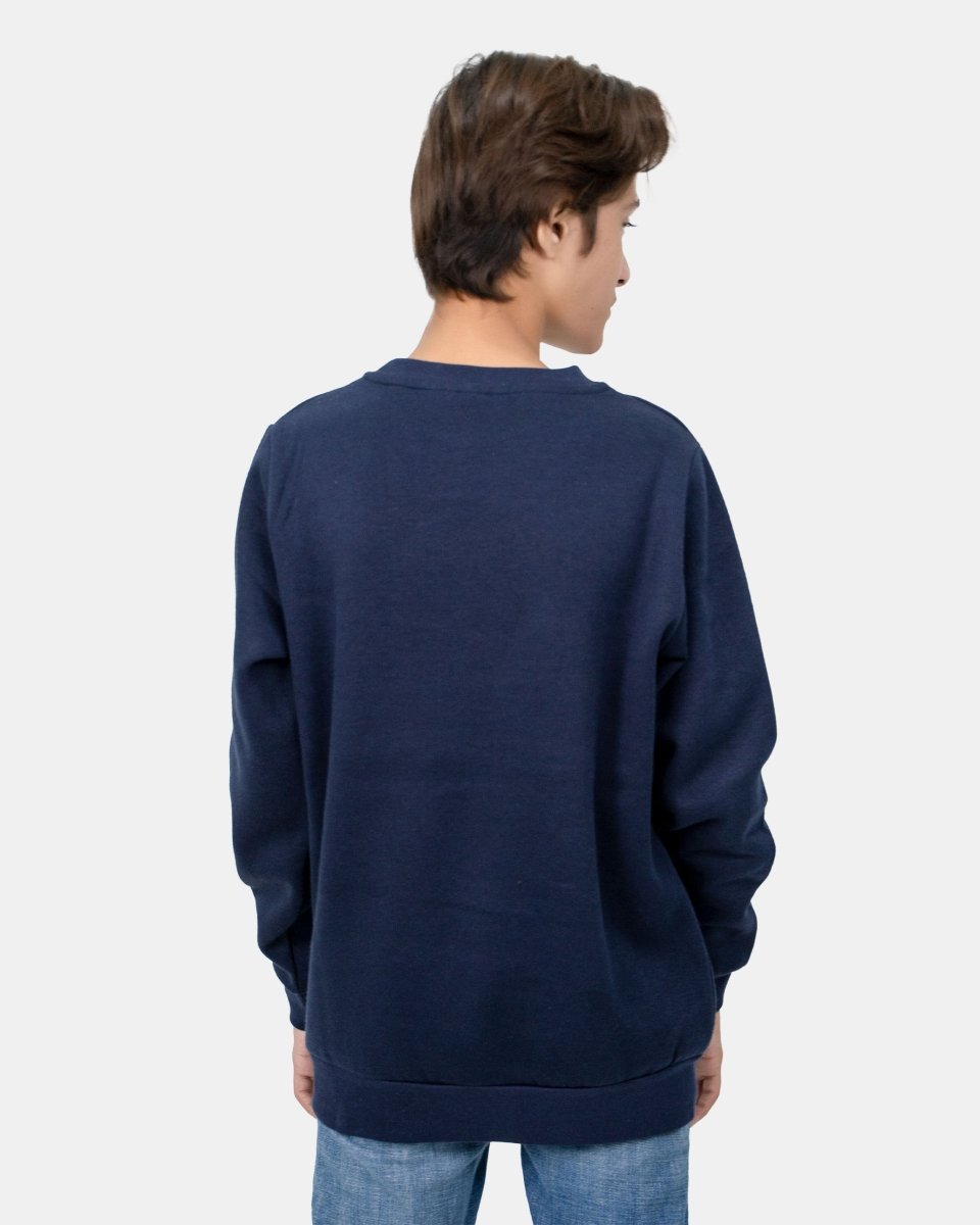 Fairisle Navy Kids Christmas Jumper