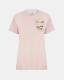 Floral Pink Womens Tropical Vibes T-Shirt