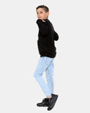 Football Black Kids Christmas Jumper