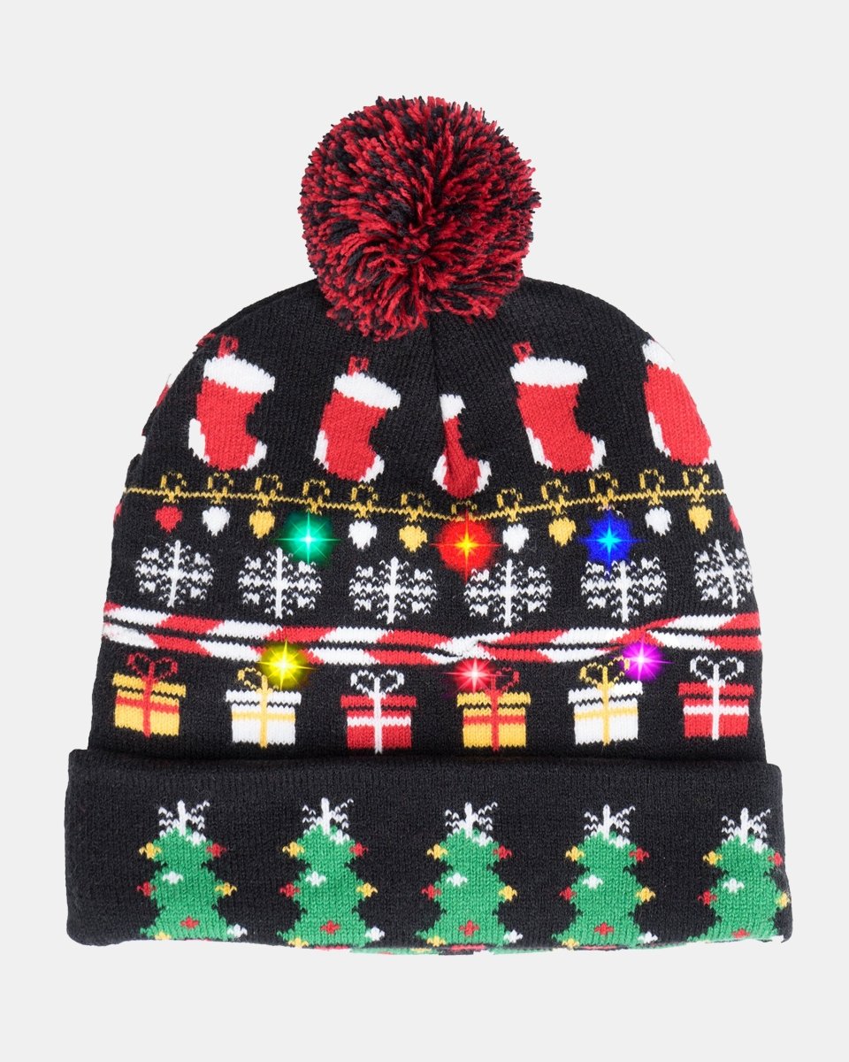 Gift Box Black Winter Beanie Hat