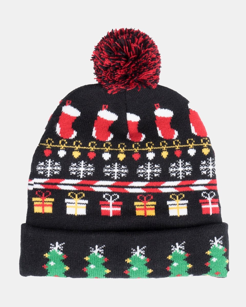 Gift Box Black Winter Beanie Hat
