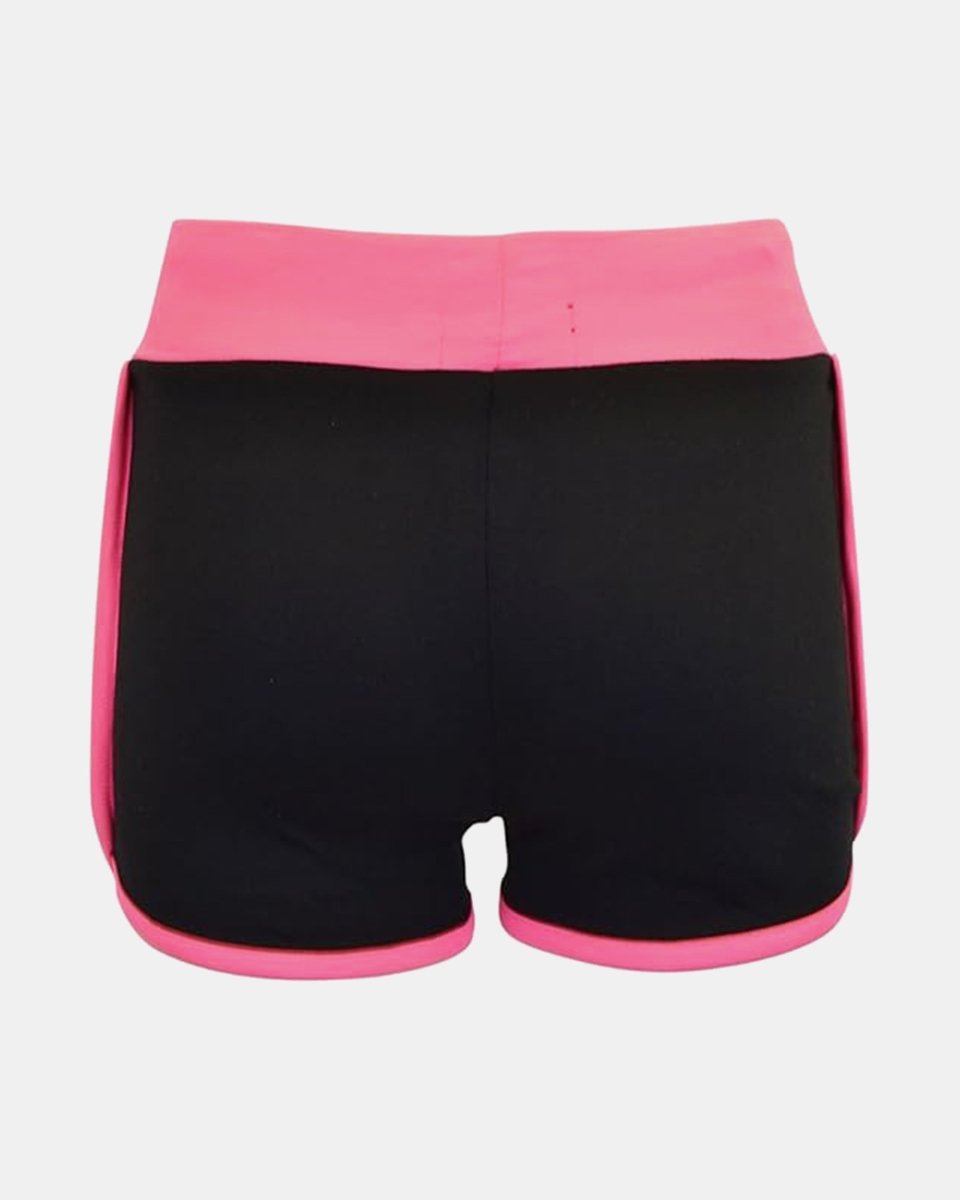 Girls Black New York Print Shorts