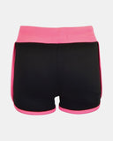 Girls Black New York Print Shorts