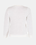 Girls Reindeer Beige Christmas Jumper