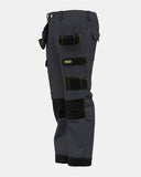 Grey Heavy - Duty Cargo Work Trouser