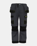 Grey Heavy - Duty Cargo Work Trouser