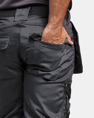 Grey Heavy - Duty Cargo Work Trouser
