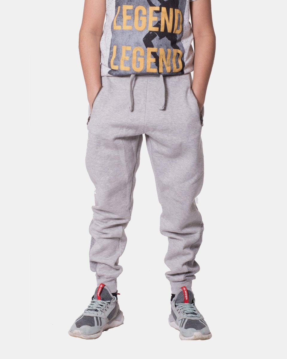 Grey Loose - Fit Joggers for Kid's