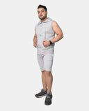 Grey Mens S - Less Short Tracksuit Set