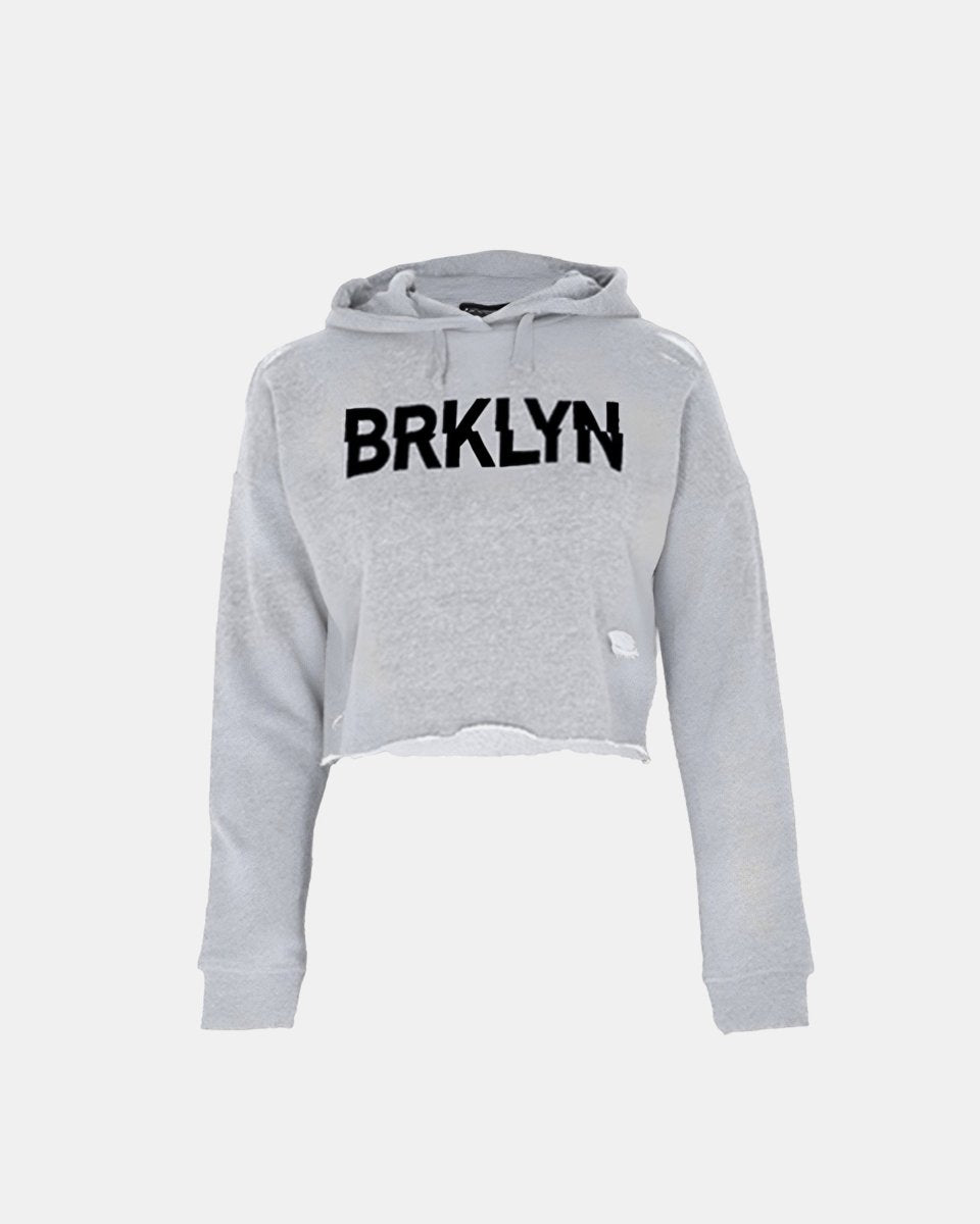 Grey Pullover BRKLYN Hoodie